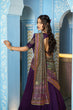 Load image into Gallery viewer, Purple Silk Embroidered Lehenga Set ClothsVilla