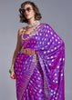 Load image into Gallery viewer, Purple Timeless Banarasi Blended Silk Saree with Intricate Design – Perfect for Grand Occasions ClothsVilla