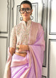 Load image into Gallery viewer, Purple Timeless Elegance Moss Chiffon Silk Saree – Grand &amp; Bestselling Design ClothsVilla