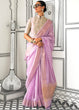 Load image into Gallery viewer, Purple Timeless Elegance Moss Chiffon Silk Saree – Grand &amp; Bestselling Design ClothsVilla