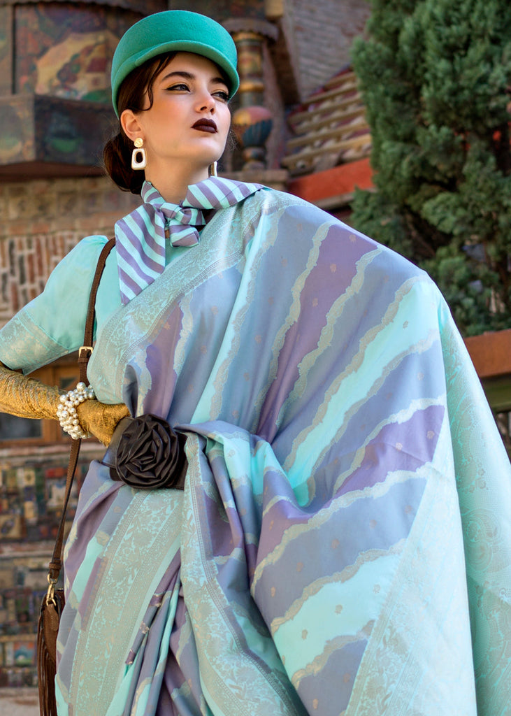 Radiant Elegance Blended Silk Designer Saree ClothsVilla