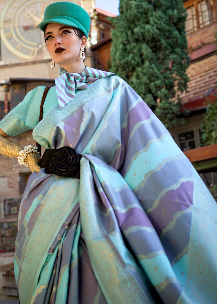 Radiant Elegance Blended Silk Designer Saree ClothsVilla
