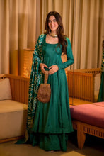 Load image into Gallery viewer, Rama Color Ri8 Fashion Anarkali Set - Flame of Elegance Clothsvilla