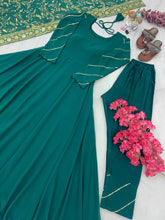 Load image into Gallery viewer, Rama Colour Elegant Party Wear Gown, Dupatta &amp; Bottom Set – Sophisticated Style Clothsvilla