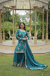 Load image into Gallery viewer, Rama Colour Premium Designer Kurti-Plazzo-Dupatta Set ClothsVilla