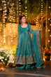 Load image into Gallery viewer, Rama Designer Soft Crunchy Silk Embroidered Gown Set with Sequins Work &amp; Matching Dupatta – Fully Stitched Party &amp; Festive Wear ClothsVilla
