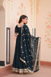 Load image into Gallery viewer, Rama Elegant Faux Blooming Embroidered Gown Set with Designer Dupatta ClothsVilla
