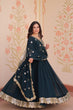 Load image into Gallery viewer, Rama Elegant Faux Blooming Embroidered Gown Set with Designer Dupatta ClothsVilla