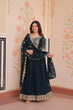 Load image into Gallery viewer, Rama Elegant Faux Blooming Embroidered Gown Set with Designer Dupatta ClothsVilla