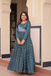 Load image into Gallery viewer, Rama Elegant Staple Jacquard Weaving Gown with Position Print Choli Clothsvilla