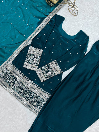 Rama Fendy Silk Farshi Suit Set ClothsVilla