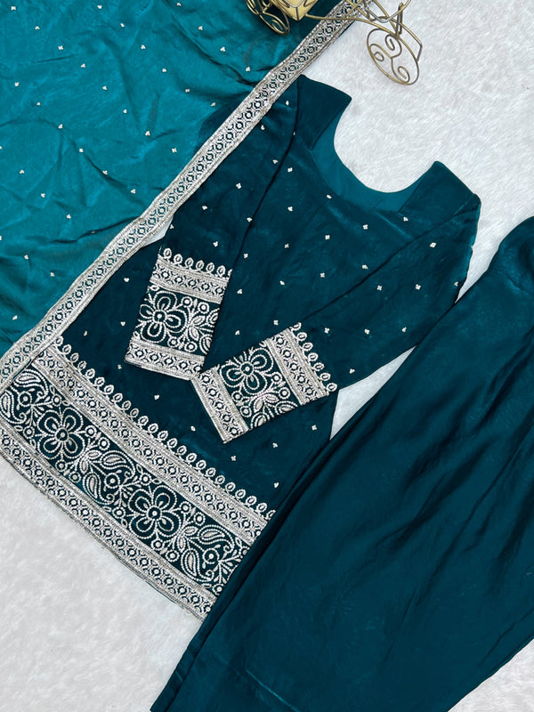 Rama Fendy Silk Farshi Suit Set ClothsVilla