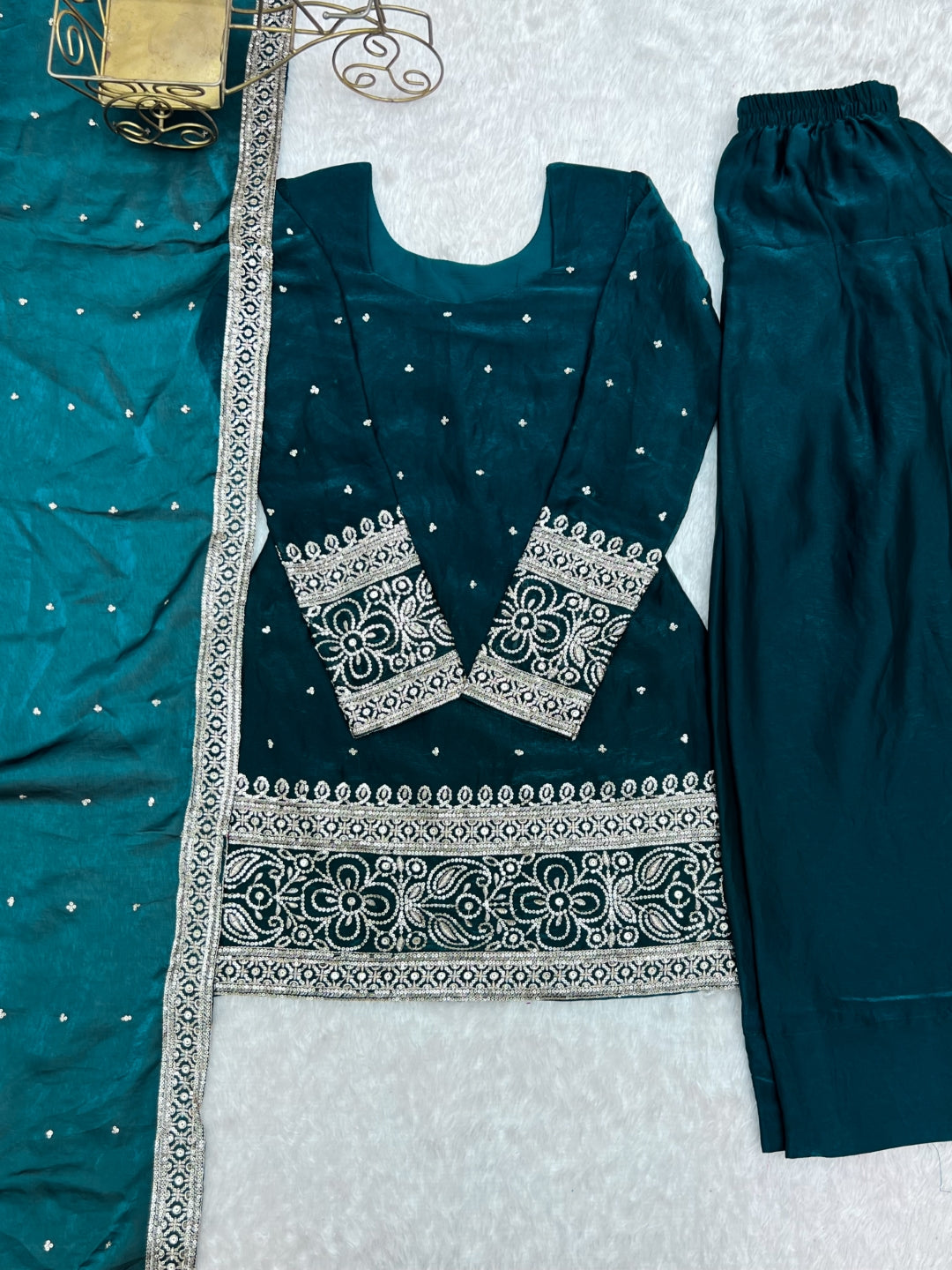 Rama Fendy Silk Farshi Suit Set ClothsVilla