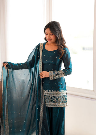 Rama Fendy Silk Farshi Suit Set ClothsVilla