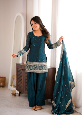 Rama Fendy Silk Farshi Suit Set ClothsVilla