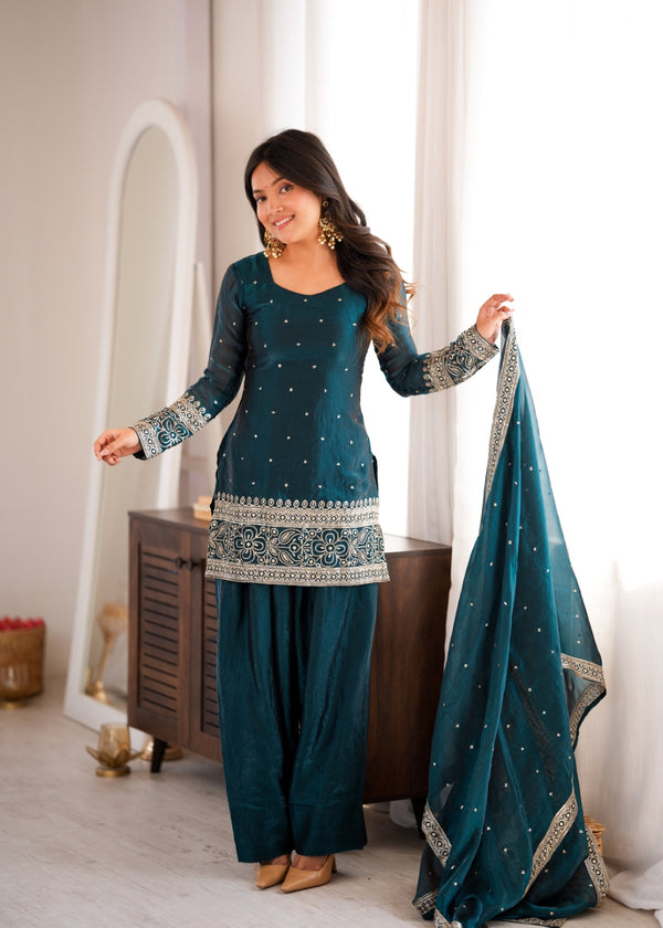 Rama Fendy Silk Farshi Suit Set ClothsVilla