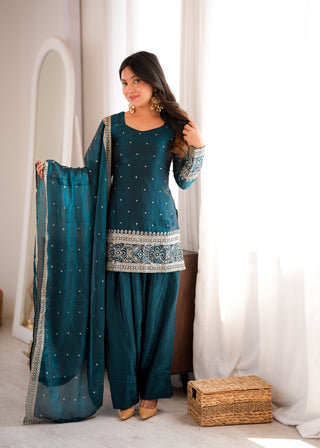 Rama Fendy Silk Farshi Suit Set ClothsVilla