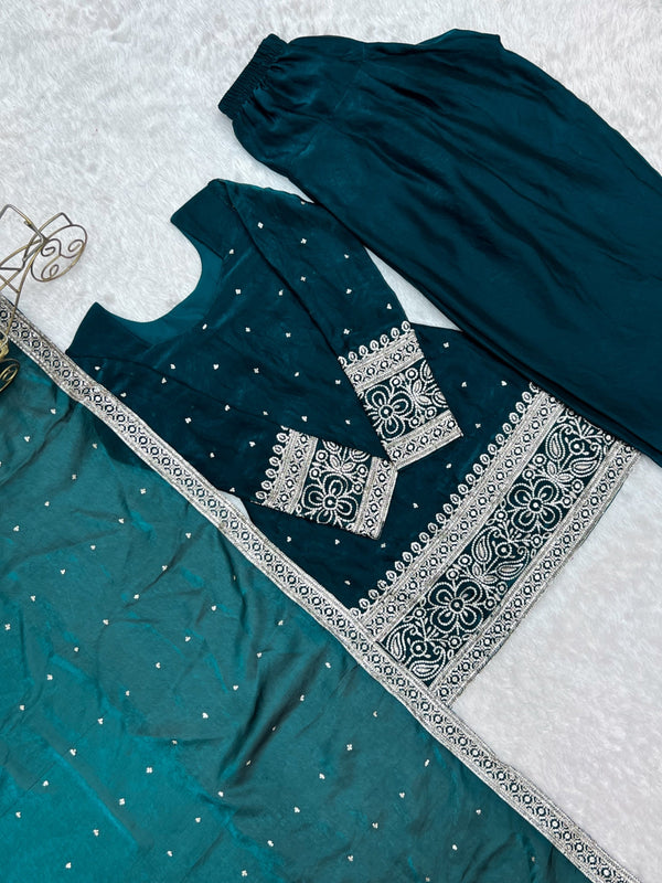 Rama Fendy Silk Farshi Suit Set ClothsVilla