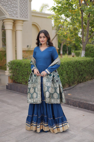 Rama Gota Patti Graceful Gown ClothsVilla