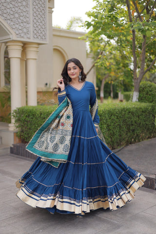 Rama Gota Patti Graceful Gown ClothsVilla