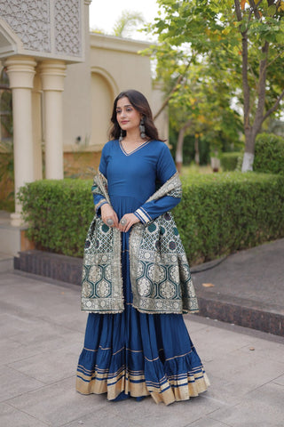 Rama Gota Patti Graceful Gown ClothsVilla
