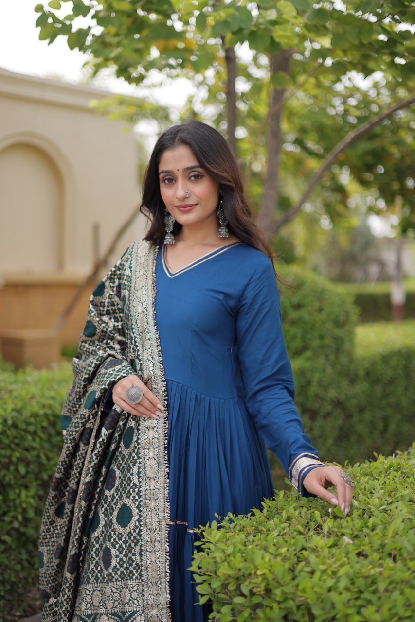 Rama Gota Patti Graceful Gown ClothsVilla