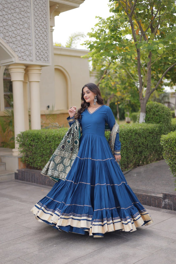 Rama Gota Patti Graceful Gown ClothsVilla