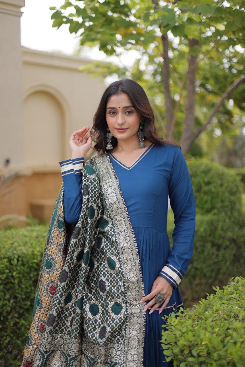 Rama Gota Patti Graceful Gown ClothsVilla
