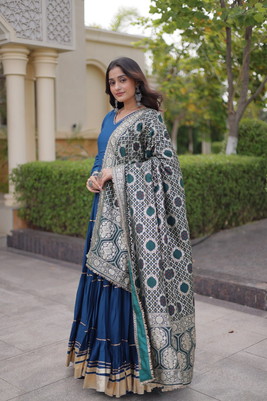Rama Gota Patti Graceful Gown ClothsVilla