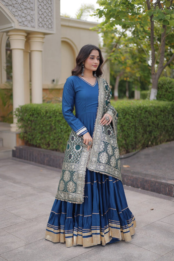 Rama Gota Patti Graceful Gown ClothsVilla