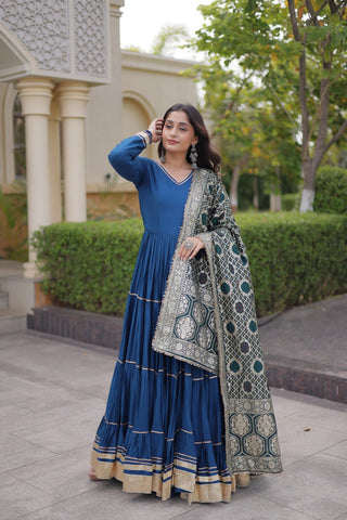 Rama Gota Patti Graceful Gown ClothsVilla