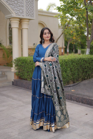 Rama Gota Patti Graceful Gown ClothsVilla