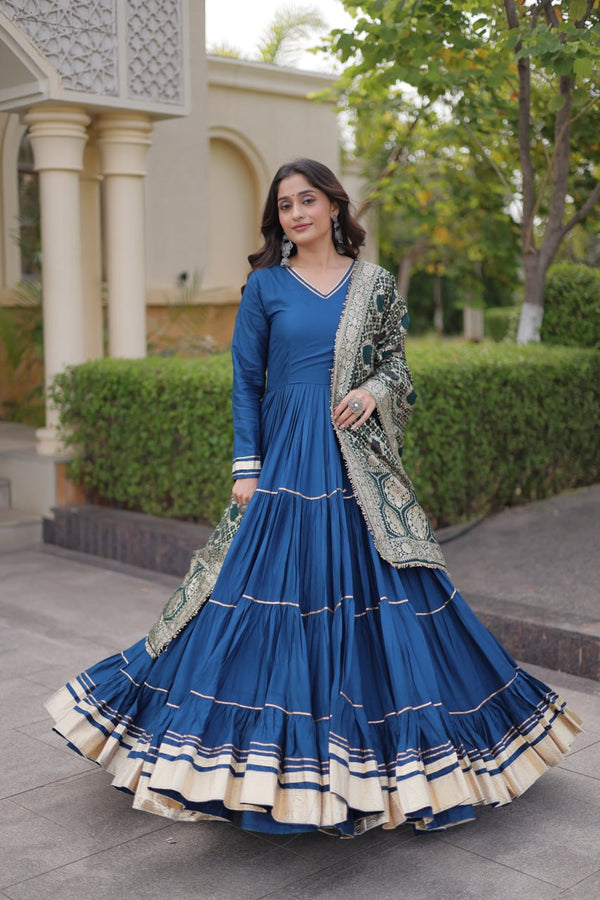 Rama Gota Patti Graceful Gown ClothsVilla