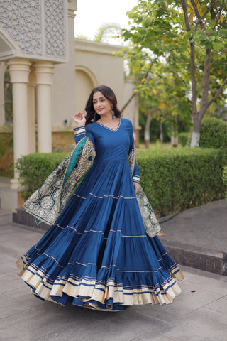 Rama Gota Patti Graceful Gown ClothsVilla