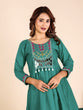Load image into Gallery viewer, Rama Mirror Work Kurta Pant Set ClothsVilla