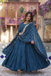 Load image into Gallery viewer, Rama Premium Readymade Elegant Flair Gown with Designer Dupatta