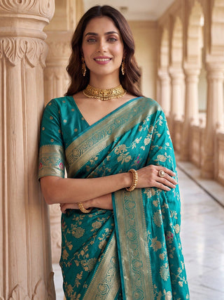 Rama Pure Nylon Satin Saree ClothsVilla