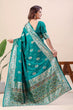 Load image into Gallery viewer, Rama Pure Nylon Satin Saree