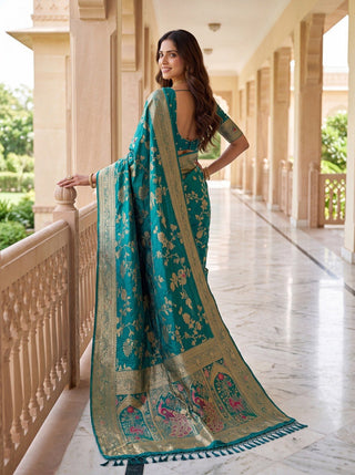 Rama Pure Nylon Satin Saree ClothsVilla