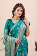 Load image into Gallery viewer, Rama Pure Nylon Satin Saree