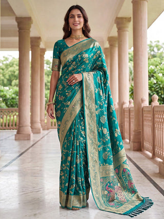 Rama Pure Nylon Satin Saree ClothsVilla