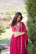 Load image into Gallery viewer, Rani Pink Designer Faux Blooming Lehenga Choli with Shimmering Sequins &amp; Lace ClothsVilla