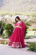 Load image into Gallery viewer, Rani Pink Designer Faux Blooming Lehenga Choli with Shimmering Sequins &amp; Lace ClothsVilla