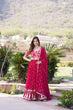 Load image into Gallery viewer, Rani Pink Designer Faux Blooming Lehenga Choli with Shimmering Sequins &amp; Lace ClothsVilla