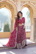 Load image into Gallery viewer, Rani Pink Designer Viscose Jacquard Lehenga Choli &amp; Dupatta Set with Sequins ClothsVilla