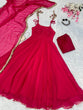Load image into Gallery viewer, Rani Pink Elegant Anarkali Suit with Modern Flair by Ri8 Fashion Clothsvilla