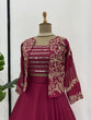 Load image into Gallery viewer, Rani Pink Elegant Chinon Silk Lehenga Choli Set with Koti