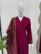 Load image into Gallery viewer, Rani Pink Elegant Monsoon Silk Embroidered Suit Set ClothsVilla