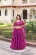 Load image into Gallery viewer, Rani Pink Fendi Silk Bridal Lehenga Set with Sequins Multithread Embroidery &amp; Lace Dupatta – Full-Stitched Designer Wear ClothsVilla