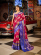 Load image into Gallery viewer, Regal Rani Pink Patola Silk Saree with Exquisite Weaving Work ClothsVilla